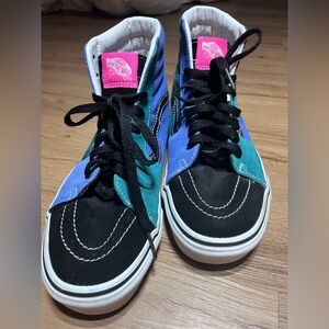 Vans Sk8-Hi Multicolor Suede High Top Sneakers Women’s 9 / Men’s 7.5